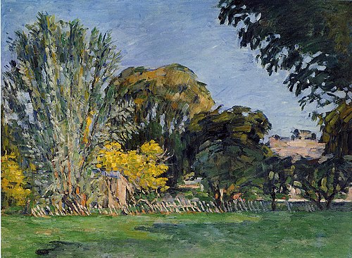 Bosquet au Jas de Bouffan, 1876, Paul Cézanne