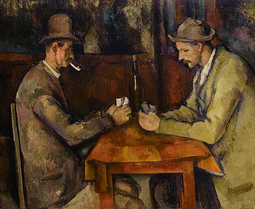Les Joueurs de cartes, 1890, Paul Cézanne