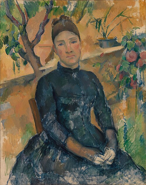 Madame Cézanne dans la serre, 1891, Paul Cézanne