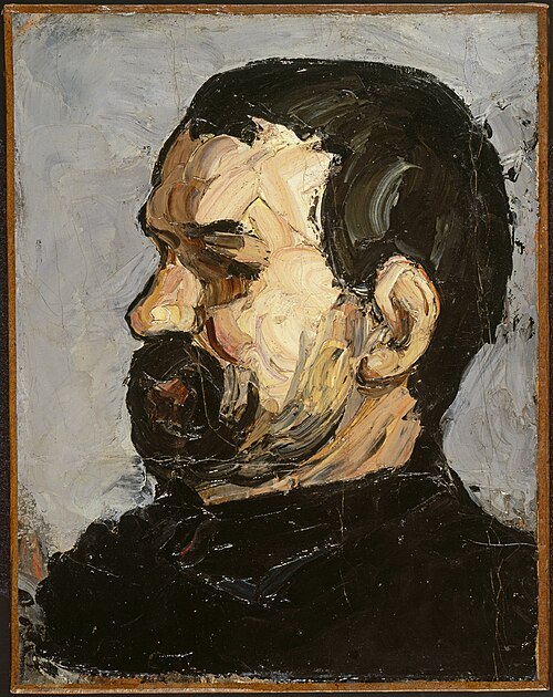 L'Oncle Dominique de profil, 1866, Paul Cézanne