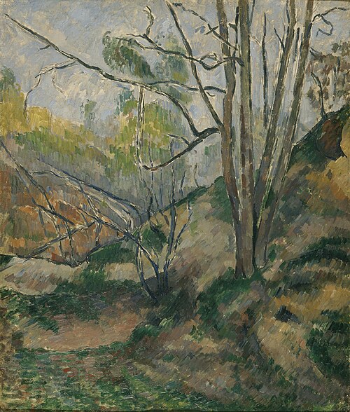 Sous-bois, 1880, Paul Cézanne
