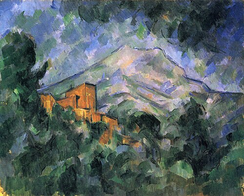 La Montagne Sainte-Victoire et le Château noir, , Paul Cézanne