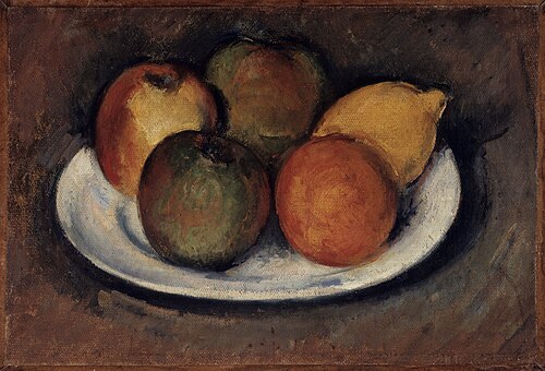 Pommes, orange et citron, 1885, Paul Cézanne