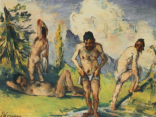 Baigneurs au repos, 1875, Paul Cézanne
