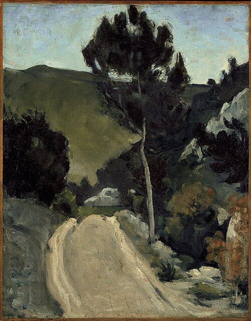 La route tournante en Provence, 1866, Paul Cézanne