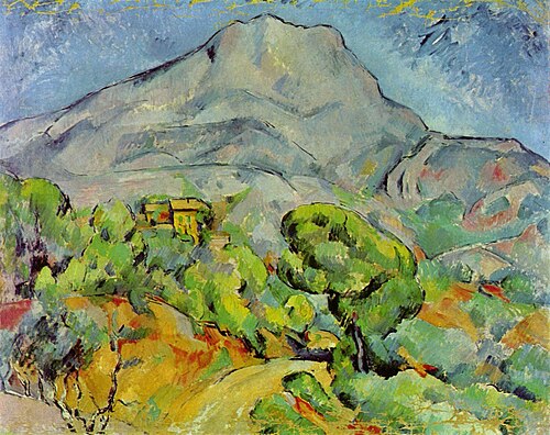 Route devant la Montagne Sainte-Victoire, , Paul Cézanne
