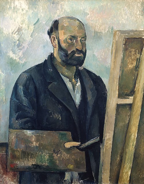 Autoportrait à la palette, 1890, Paul Cézanne