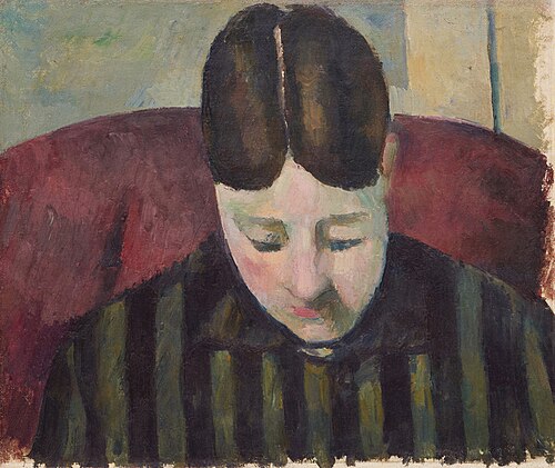 Portrait de Madame Cézanne, 1877, Paul Cézanne