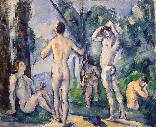 Les Baigneurs en plein air, 1890, Paul Cézanne
