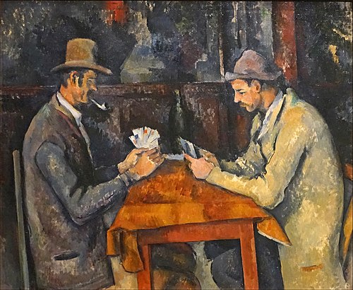 Les Joueurs de cartes, 1894, Paul Cézanne