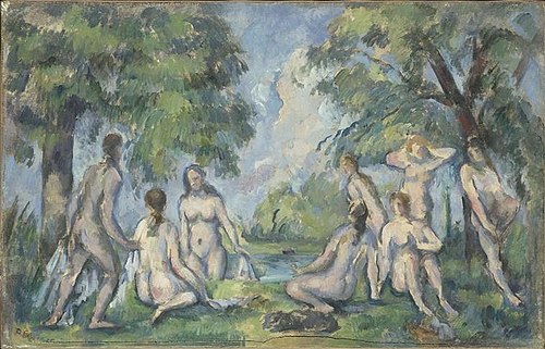 Baigneuses, 1890, Paul Cézanne