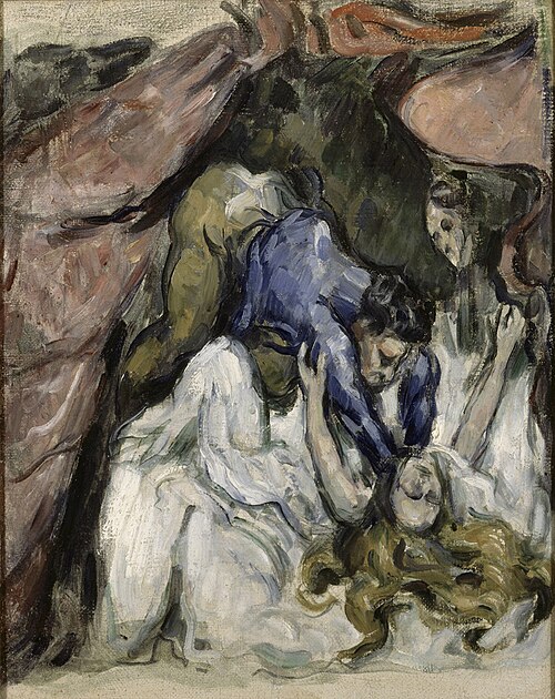 La Femme étranglée, 1876, Paul Cézanne