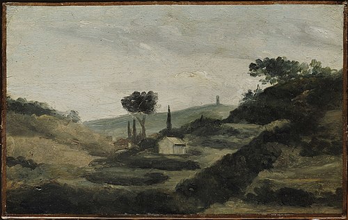 La Tour de César, 1862, Paul Cézanne