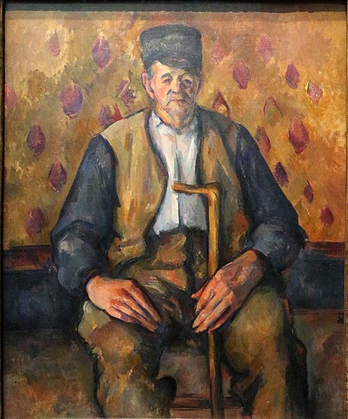 Paysan assis, 1900, Paul Cézanne