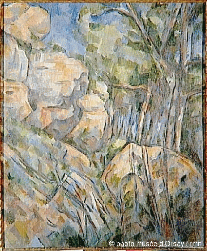 Rochers près des grottes au-dessus du Château-Noir, 1904, Paul Cézanne