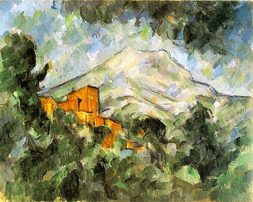 La Montagne Sainte-Victoire et Château Noir, 1904, Paul Cézanne