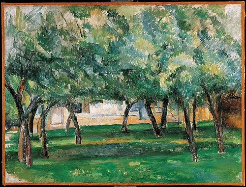 Le Clos normand (Hattenville), 1885, Paul Cézanne