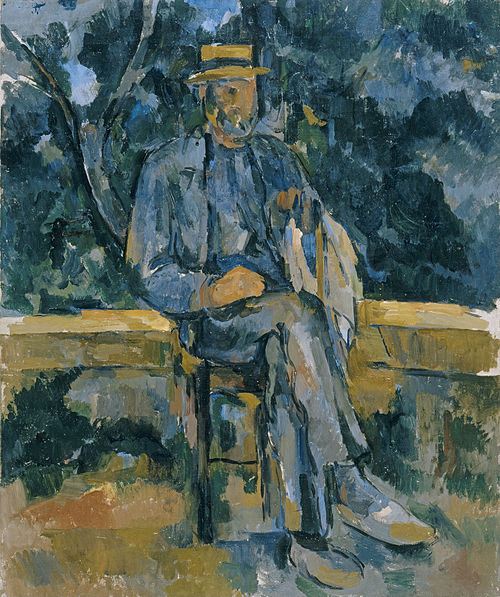 Homme  assis, 1905, Paul Cézanne