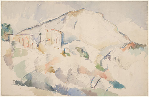 Château Noir devant la Montagne Sainte-Victoire, 1890, Paul Cézanne