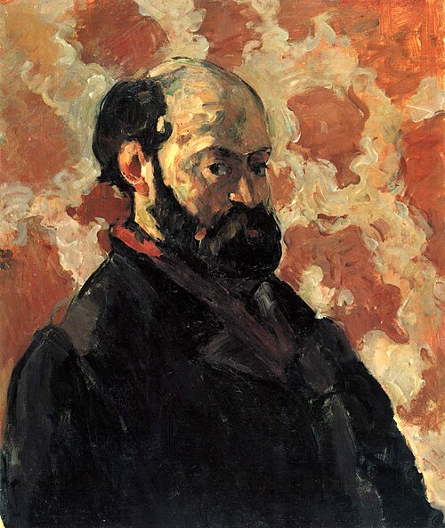 Portrait de l'artiste au fond rose, 1875, Paul Cézanne