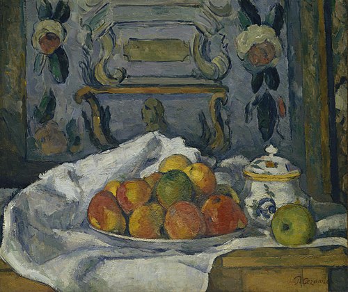 Le Plat de pommes, 1876, Paul Cézanne