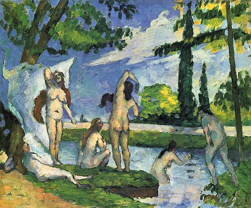 Baigneuses, 1874, Paul Cézanne
