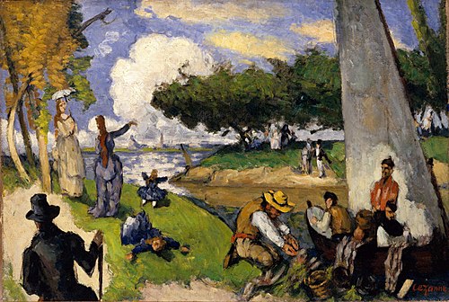 Les Pêcheurs – Journée de juillet, 1875, Paul Cézanne