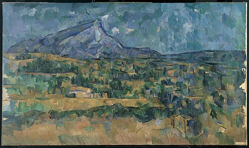 La Montagne Sainte-Victoire vue des Lauves, 1902, Paul Cézanne