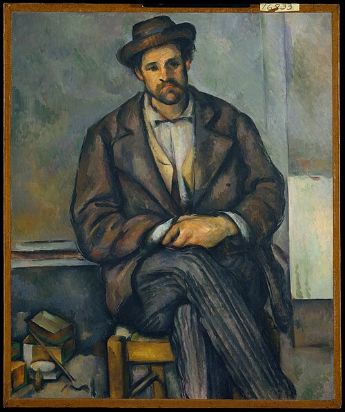 Paysan assis, 1892, Paul Cézanne
