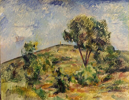 Paysage près d'Aix avec la tour de César, 1895, Paul Cézanne