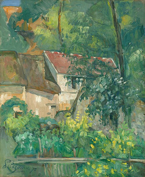 La Maison du père Lacroix, Auvers-sur-Oise, 1873, Paul Cézanne