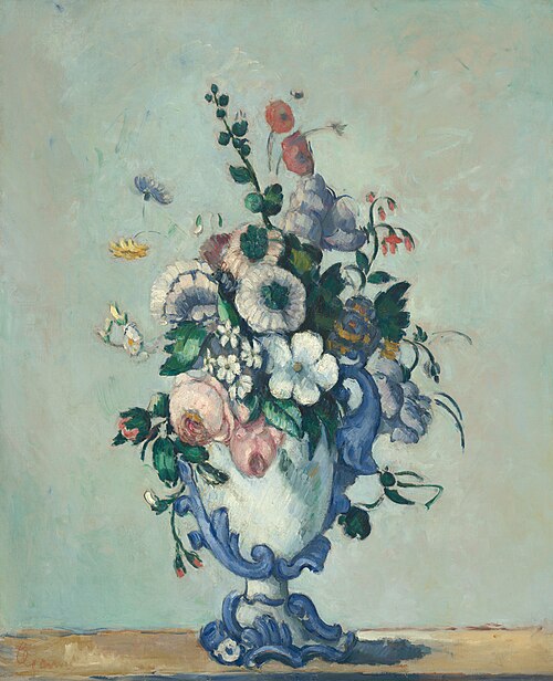 Le Vase Rococo, 1876, Paul Cézanne