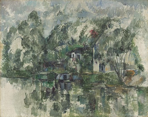 Au bord de l'eau, 1890, Paul Cézanne