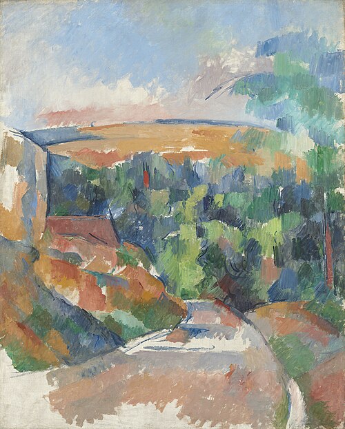 La Route tournante ; Matinée de printemps à Saint-Antonin, 1900, Paul Cézanne