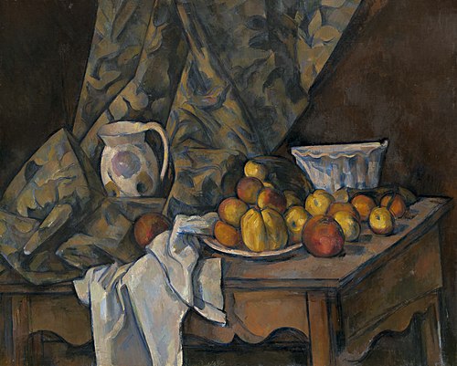 Nature morte avec pommes et pêches, 1905, Paul Cézanne