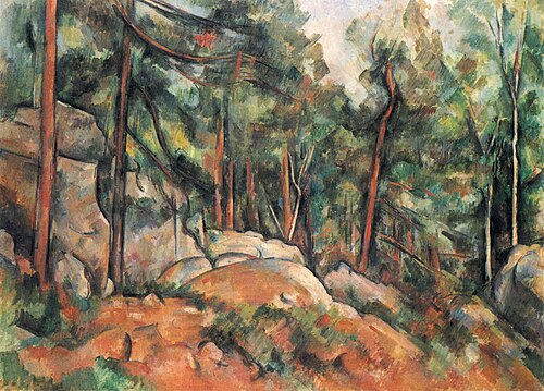 Intérieur de forêt, 1898, Paul Cézanne