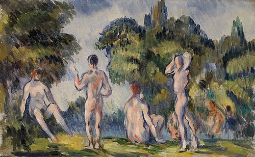 Baigneurs et baigneuses, 1892, Paul Cézanne