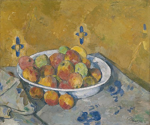 Le Plat de pommes, 1877, Paul Cézanne
