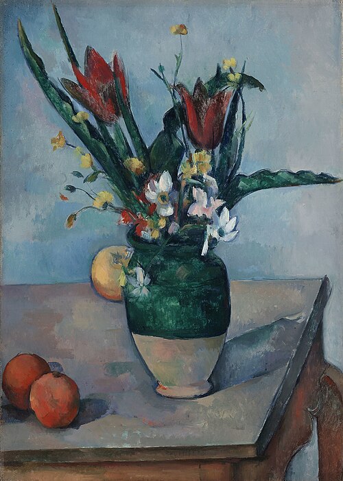 Le Vase de tulipes, 1890, Paul Cézanne