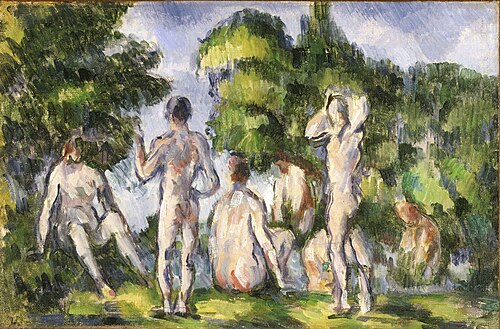 Groupe de baigneurs, 1895, Paul Cézanne