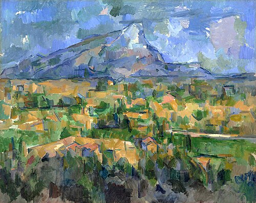 La Montagne Sainte-Victoire vue des Lauves, 1903, Paul Cézanne