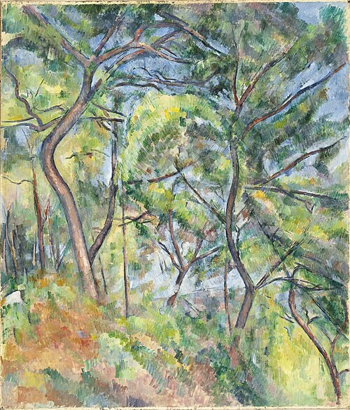 Sous-bois, 1893, Paul Cézanne