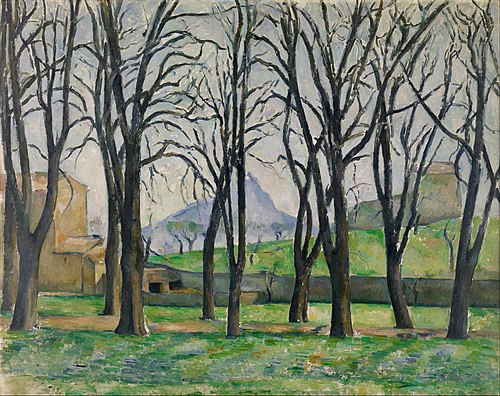 Les Marronniers du Jas de Bouffan en hiver, 1880, Paul Cézanne