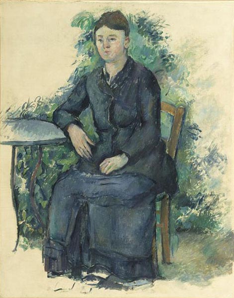 Madame Cézanne au jardin, 1880, Paul Cézanne
