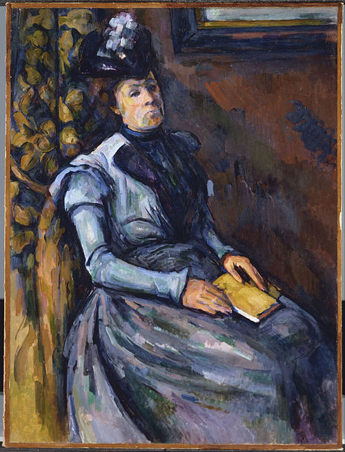 La Dame au livre, 1902, Paul Cézanne