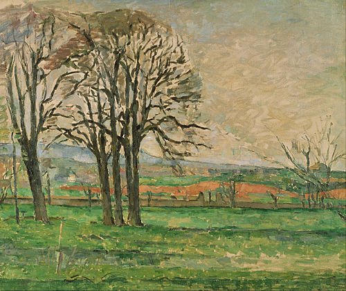 Les Arbres du Jas de Bouffan dénudés, 1880, Paul Cézanne
