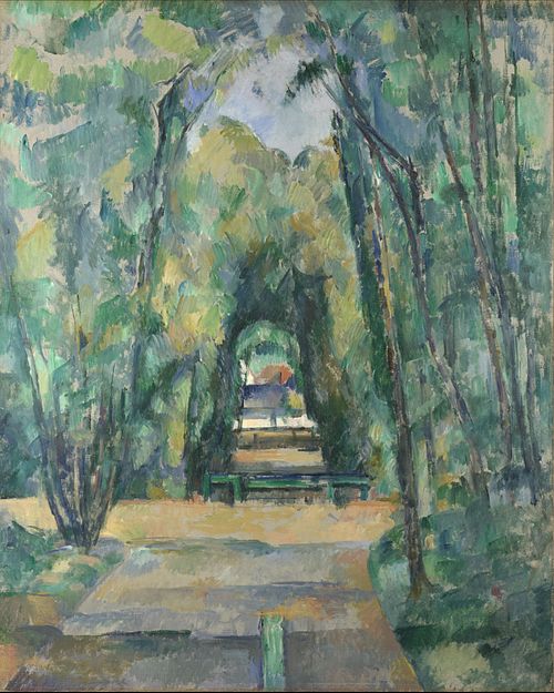 Allée à Chantilly, 1888, Paul Cézanne