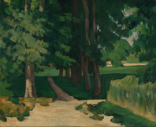 L'Allée au Jas de Bouffan, 1869, Paul Cézanne
