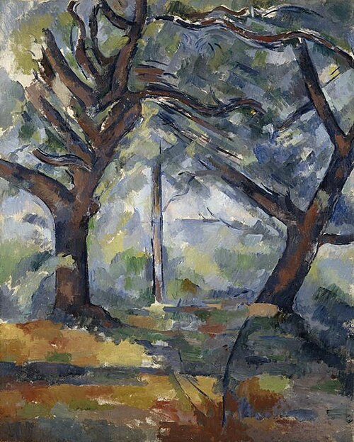 Les Grands Arbres, 1904, Paul Cézanne