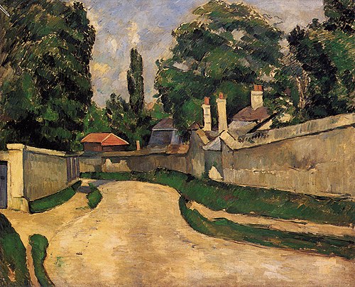 Maisons au bord d'une route, I, 1881, Paul Cézanne